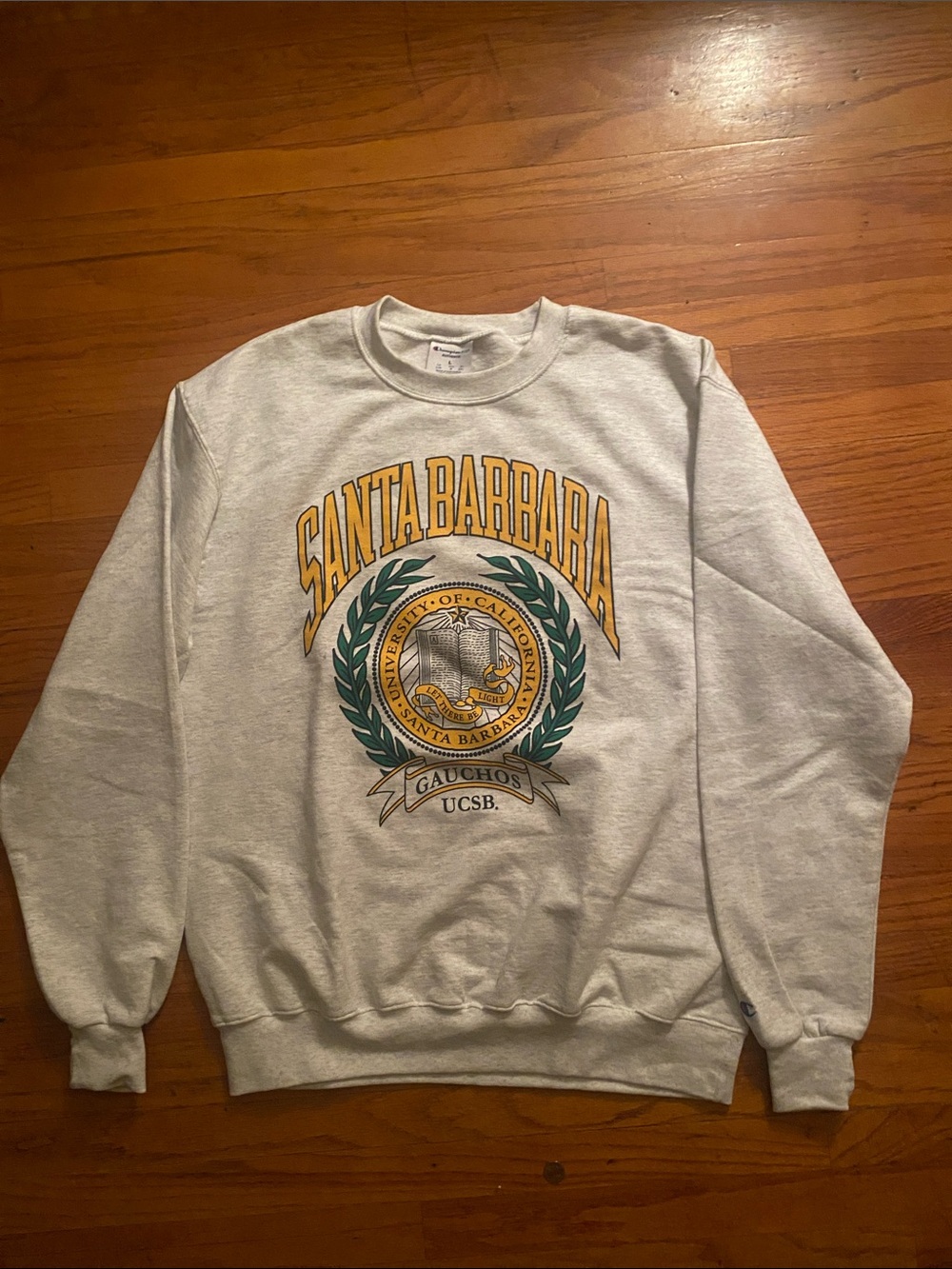 Santa Barbara UCSB Crest Crewneck Sweatshirt - Gray